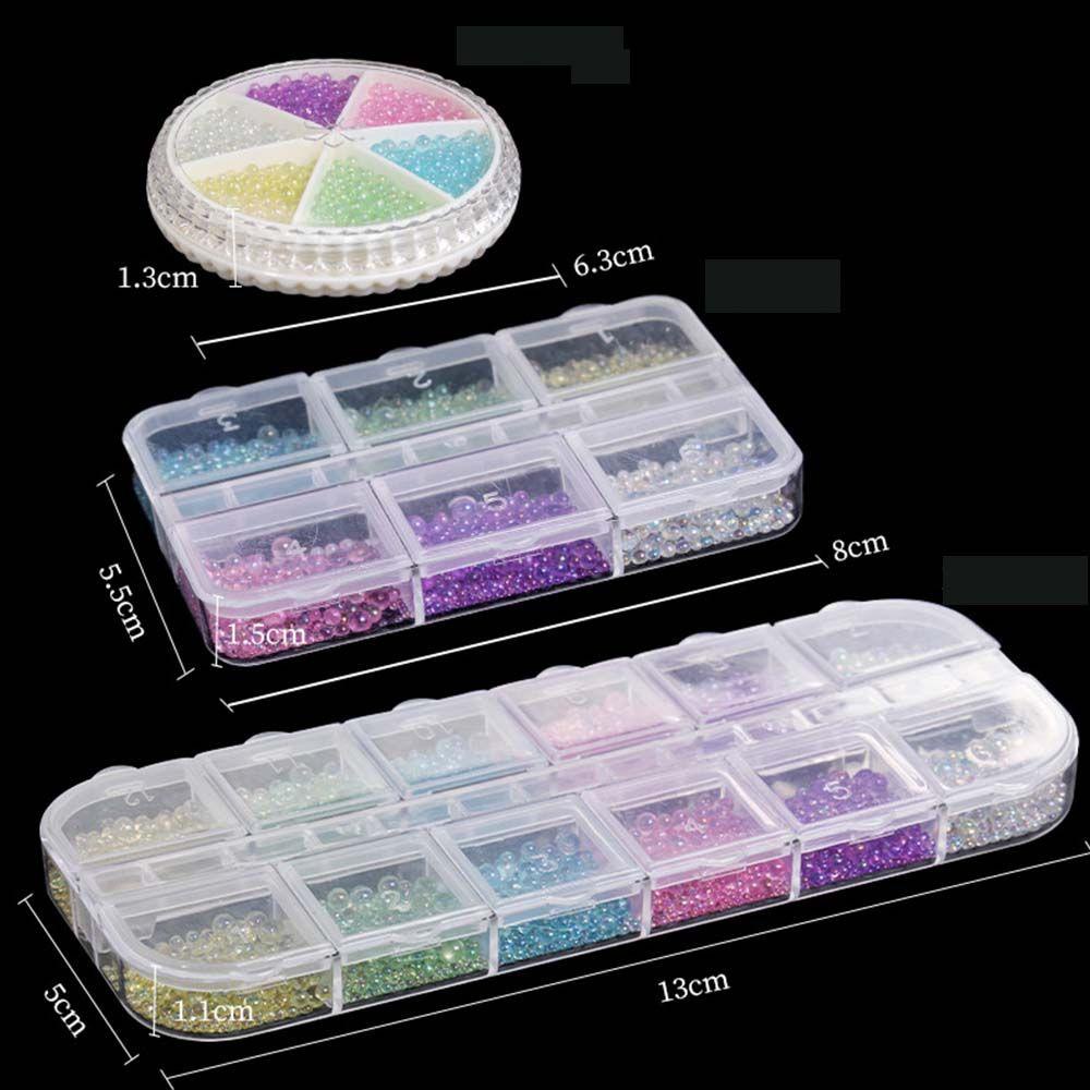 Hạt Nhựa Nhỏ Nhiều Màu Không Xốp Trang Trí Móng Tay DIY|Phụ Kiện Trang Sức Trang Trí Móng Tay Xinh Xắn