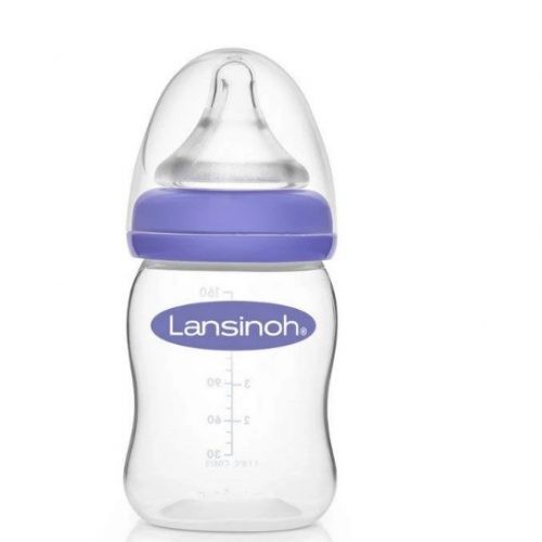 Bình sữa Lansinoh Momma 160ml núm ti size S cho bé 0-3 tháng tuổi