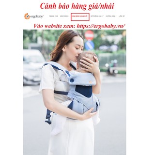 [HÀNG AUTH] Địu cho bé Ergobaby 360 Cool Air Mesh - Chambray
