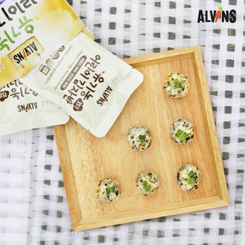 Rong biển rắc hữu cơ Alvin cho bé ăn dặm - Sumishop2019