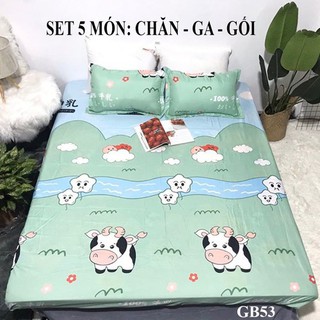 TRỌN BỘ CHĂN GA GỐI 5 MÓN