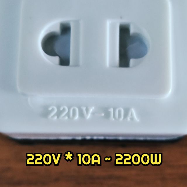 [Giá tốt nhất] Ổ cắm điện không dây / 3 lỗ cắm , 2200W