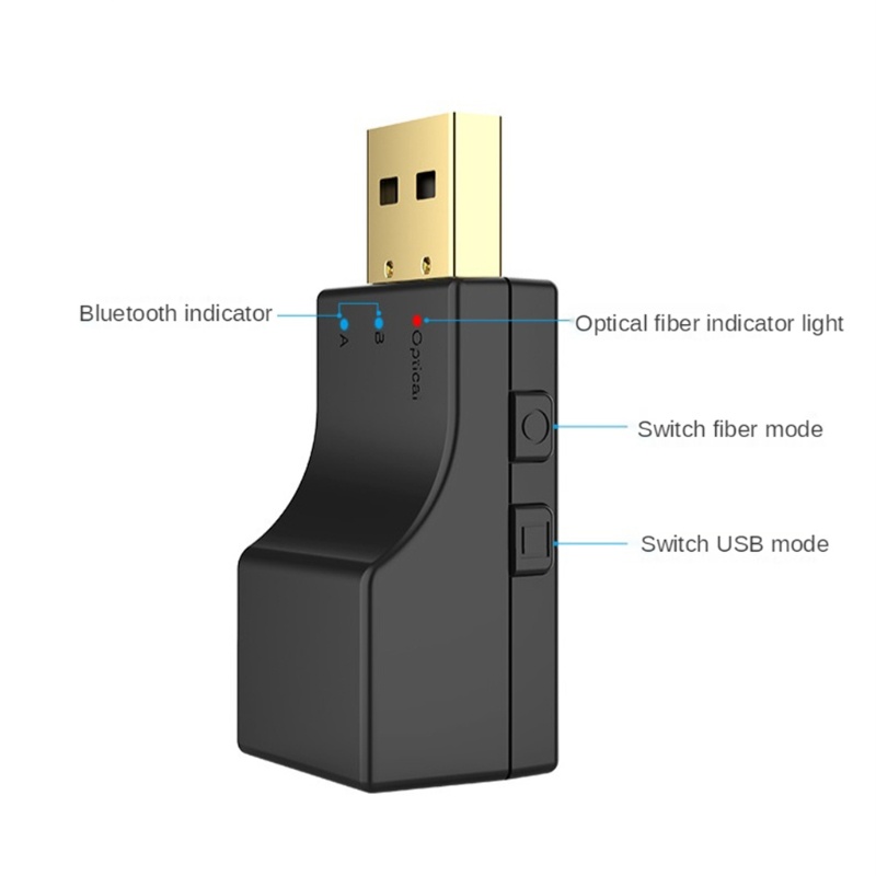 Bộ ChuyểN ĐổI USB + SPDIF BT5 0 2 Trong 1 Cho Loa 2 CáI