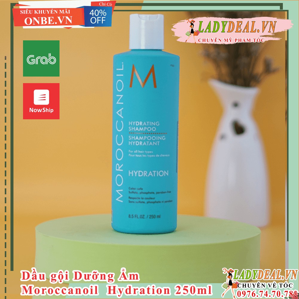 [ MOROCCANOIL CHÍNH HÃNG ] Dầu gội và dầu xả Giữ Ẩm Moroccanoil Hydrating Shampoo & Conditioner 250ml