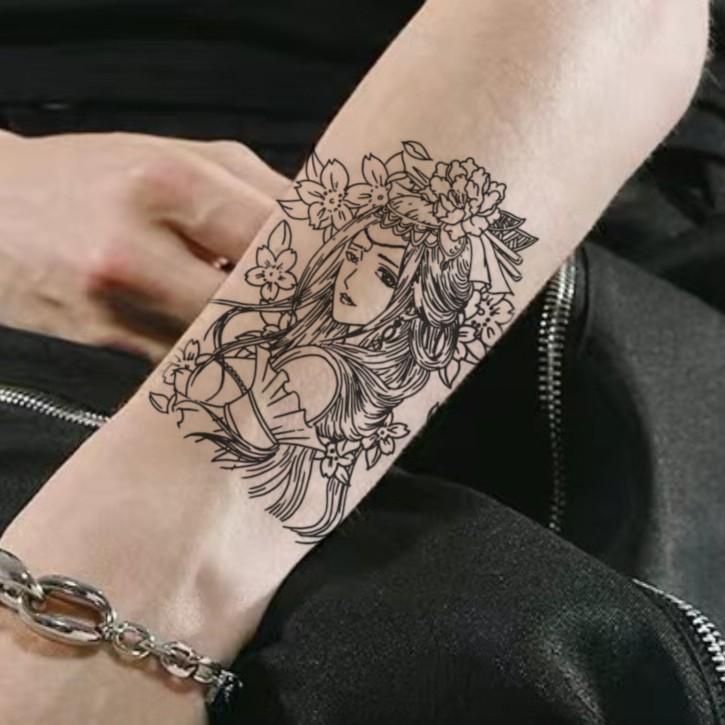 【SIYA Magic Tattoo】Hình Xăm Dán Tạm Thời 15 Ngày Chống Nước 15*11cm