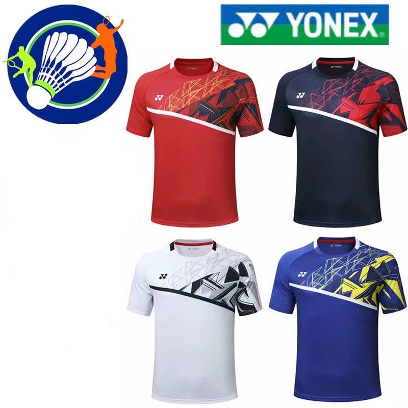 Bộ Quần Áo Thể Thao Tay Ngắn Yonex Thiết Kế Trẻ Trung Hợp Thời Trang Cho Nam Nữ