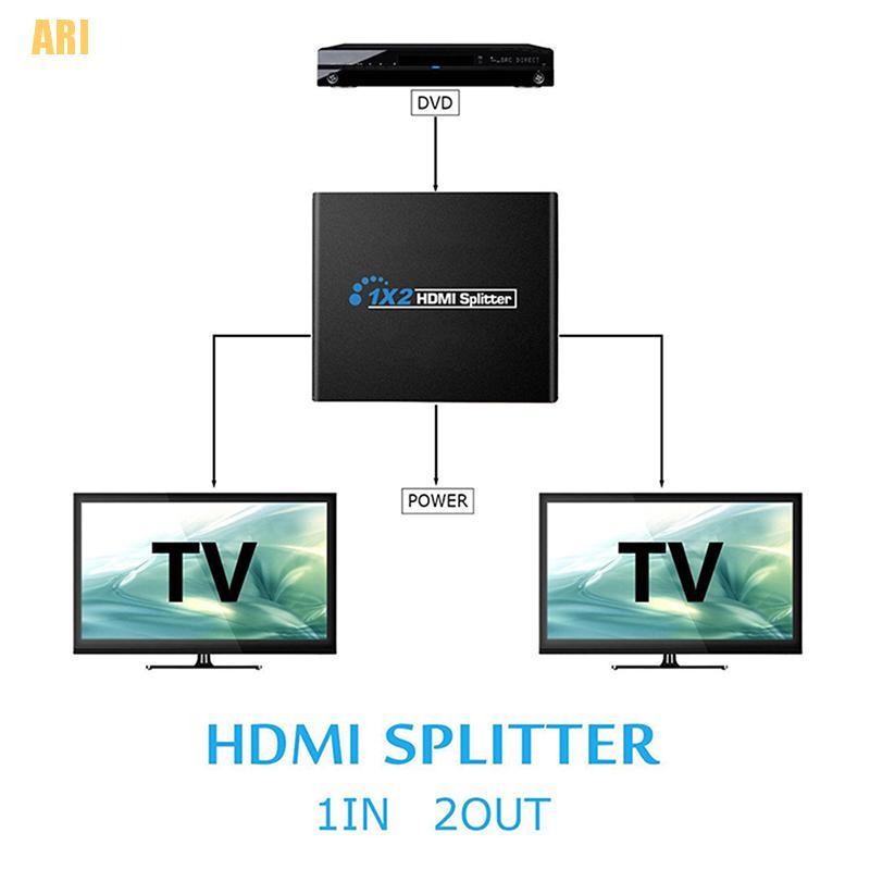 Bộ Chia Tín Hiệu 1in2 Out 1080p Hdcp 3d 4k Hdmi Tiện Dụng | BigBuy360 - bigbuy360.vn