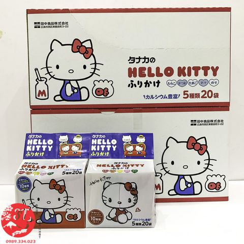 Gia vị rắc cơm Hello Kitty Nhật 20 gói nhỏ cho bé ăn dặm (hsd: 10/2022)