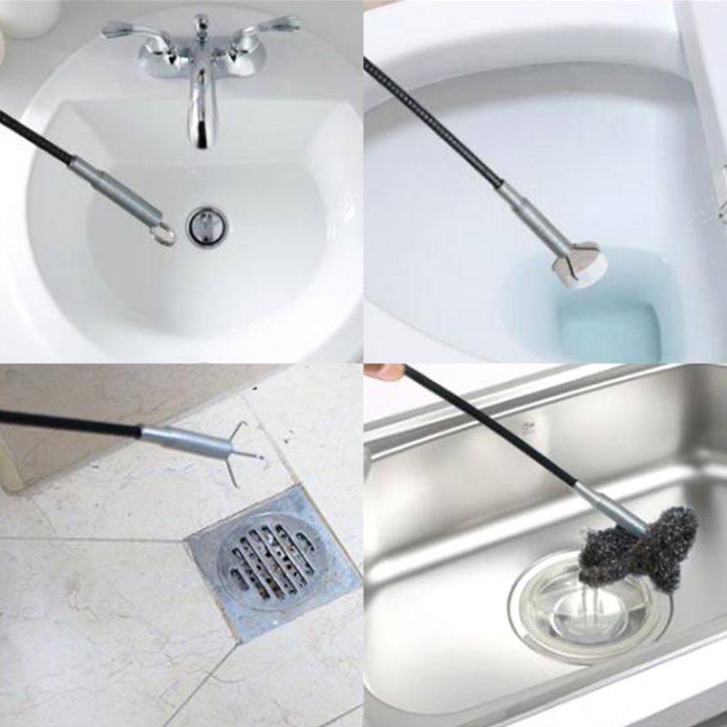 Dụng Cụ Lò Xo Dài Linh Hoạt Vệ Sinh Cống Nhà Bếp / Toilet