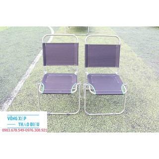 Ghế xếp inox cao cấp thư giãn_ Võng Xếp Thảo Điều