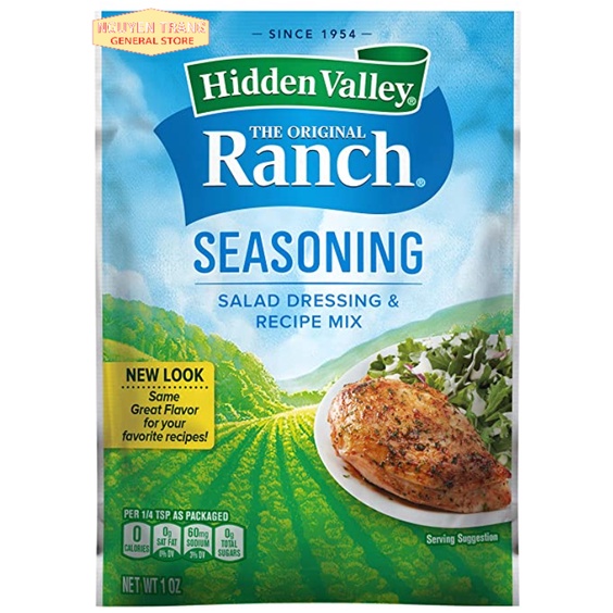 Bột sốt Hidden Valley Original Ranch Salad Dressing & Seasoning Mix, Gluten Free , 1 Ounce
