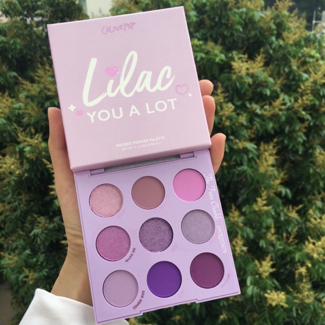 Có sẵn Có Bill- Bảng phấn mắt Colourpop LiLac You a Lot
