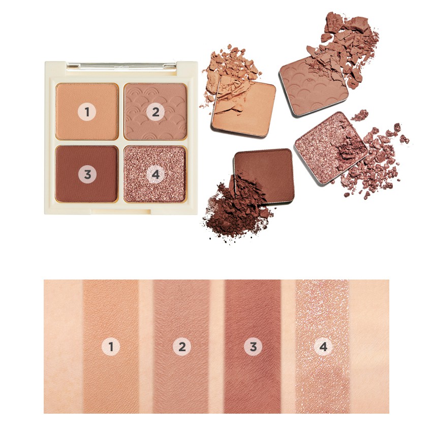 Bảng Phấn Mắt 4 Ô Merzy The Heritage Shadow Palette 8g