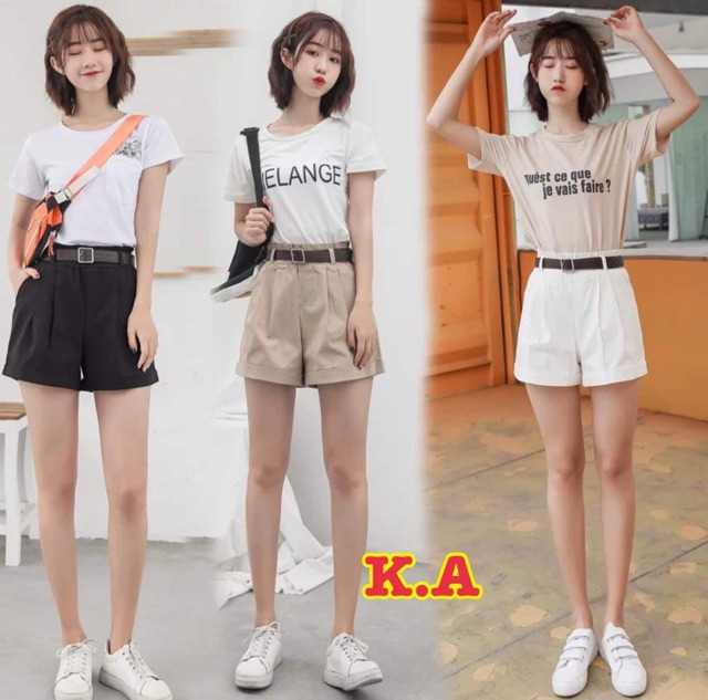 Quần kaki đùi gập gấuK&A