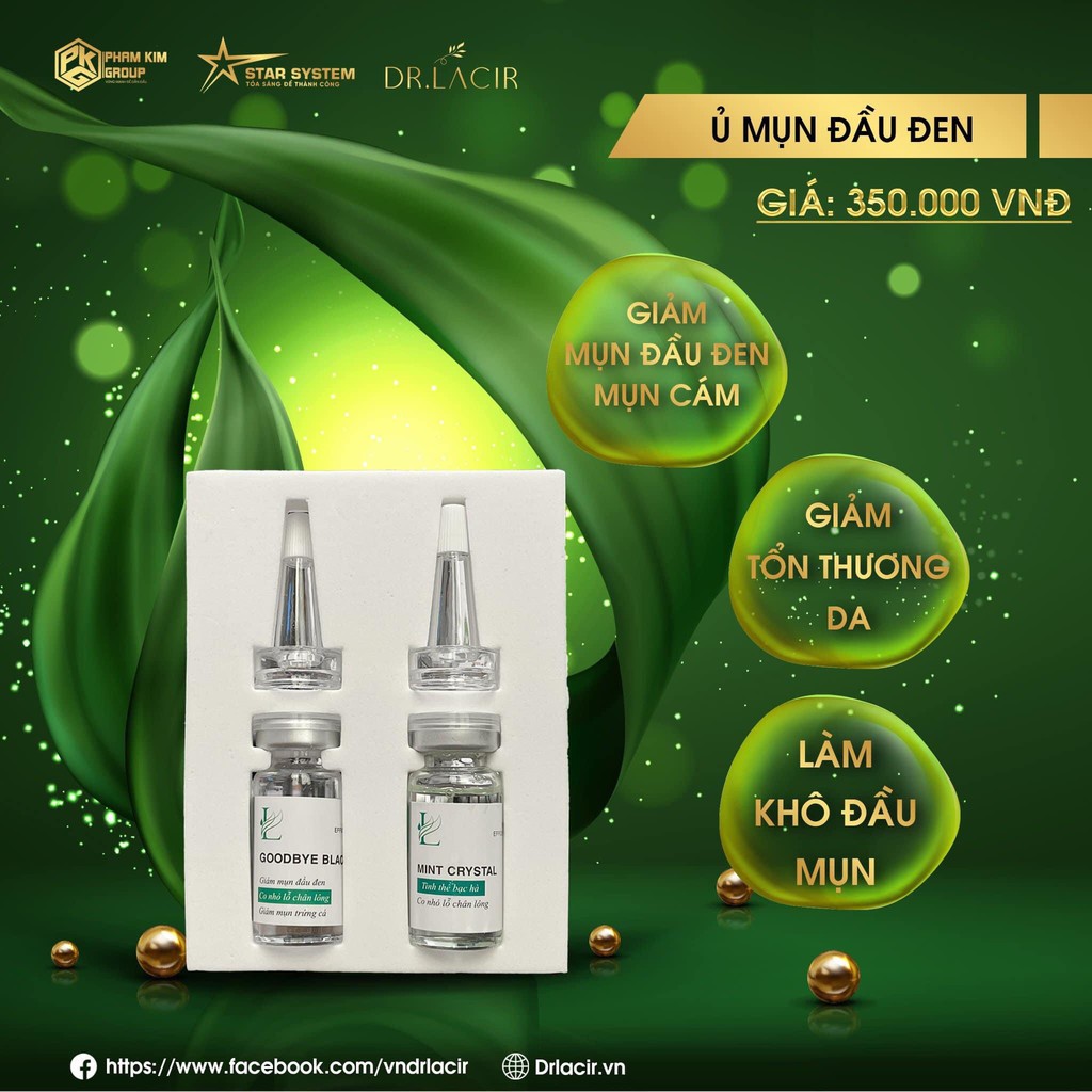 Ủ Mụn Đầu Đen Drlacir- Hộp 20 ml