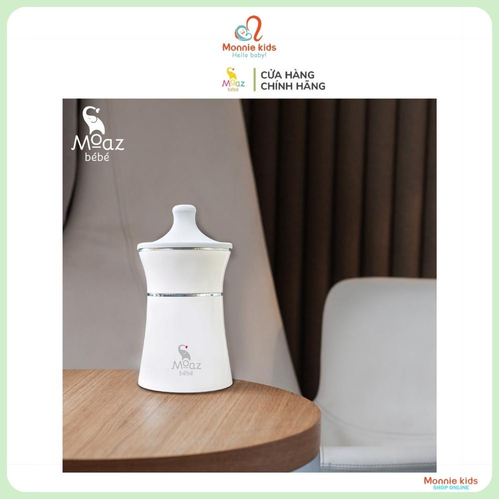Máy hâm sữa di động Moaz BeBe MB041, Máy ủ bình sữa cầm tay cho bé không dây - Monnie Kids