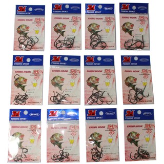 Phụ Kiện Câu Cá - Lưỡi Câu TM 119 KO HÀN QUỐC SIZE 1 ĐẾN 12