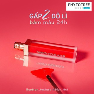 Son Kem Lì PHYTOTREE TWENTY FOUR HOUR VELVET TINT 24h Velvet Tint Đủ Màu 6g