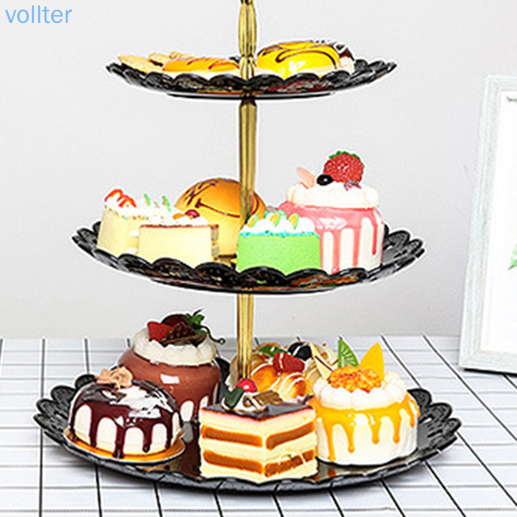 Kệ Trưng Bày Bánh Kẹo 3 Tầng Tiện Lợi