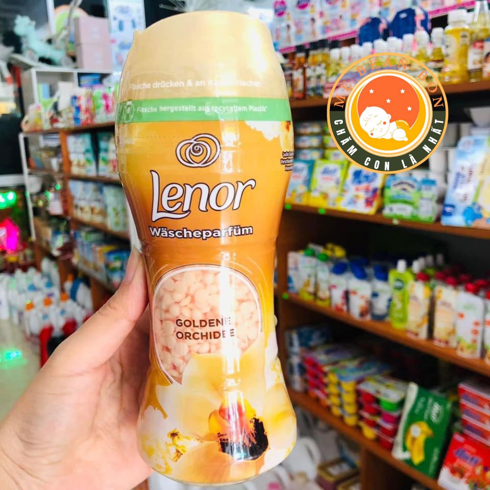 Viên xả vải LENOR Đức 210 g khô hương nước hoa giúp mềm vải quần áo mà còn lưu lại mùi thơm lâu như hương nước hoa