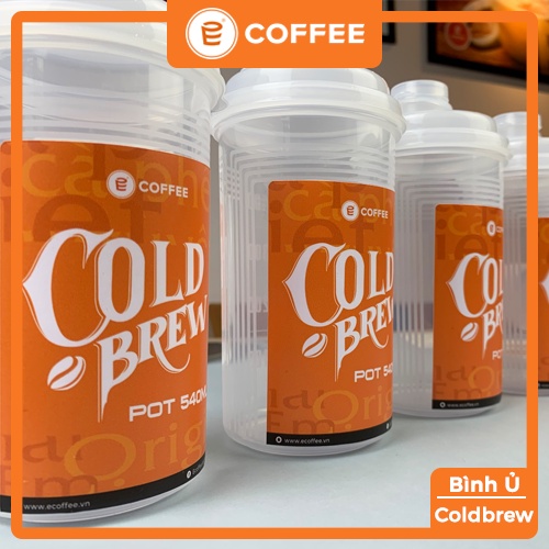 Bình ngâm Ủ cà phê cold brew 500ml có nắp đậy chống bay mùi cà phê và giữ hương vị cafe cực tốt từ Lifeup E COFFEE