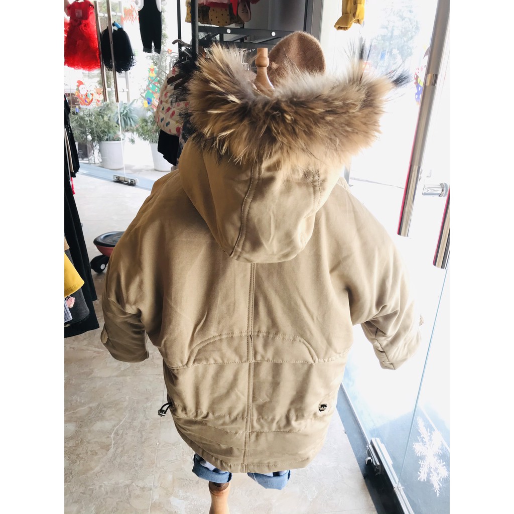 ♥️FREE SHIP♥️ ÁO PARKA LÓT LÔNG CỪU CHO BÉ VIỀN PHẢN QUANG SIÊU ĐẸP, ÁO KHOÁC CHO BÉ MẶC ĐẠI HÀN