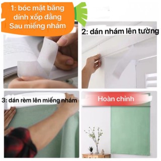 Rèm dán cửa không cần thanh treo (size 1m x 2m, 2m x 2m)