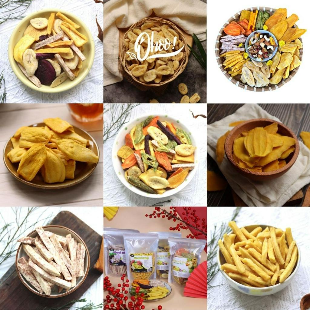 Rau Củ Quả Sấy Ohoo Ăn Vặt Giải Trí Eat Clean OHOO