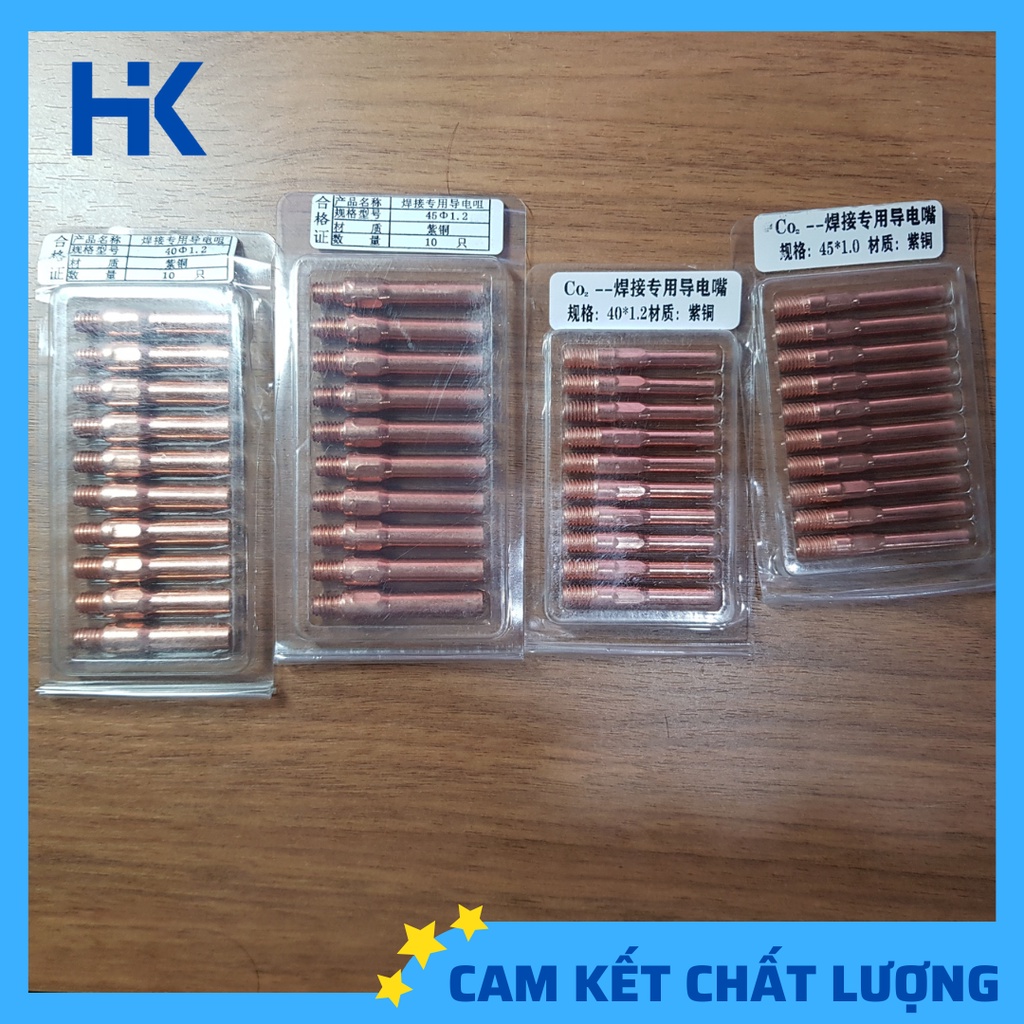 Bép hàn mig M6*40, M6*45, M8.8 ( Vỉ 10 chiếc)