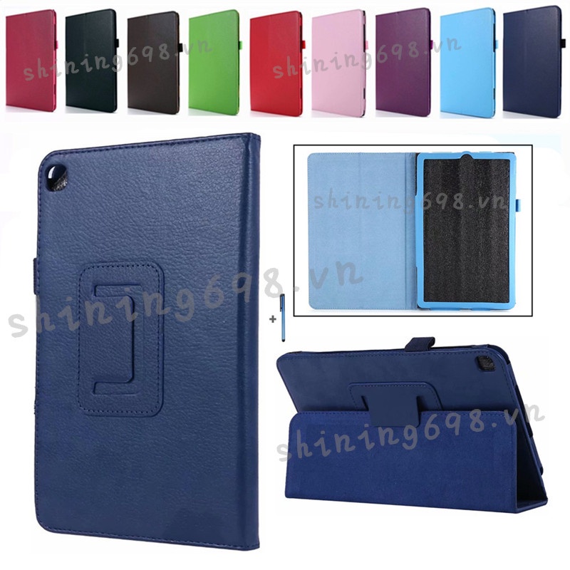 Samsung Galaxy Tab A7 Lite 8.7 Inch 2021 SM-T220 T225 Litchi pattern Flip Leather Case Foldable bracket tablet cover