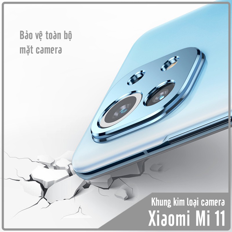 Khung kim loại bảo vệ camera cho XIaomi Mi 11