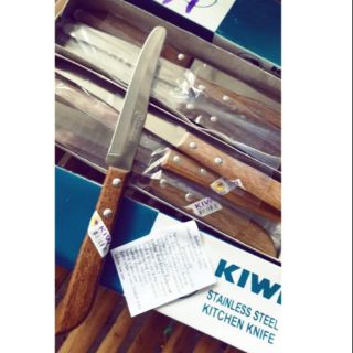 Bộ dao kiwi 3 món cán gỗ thái lan