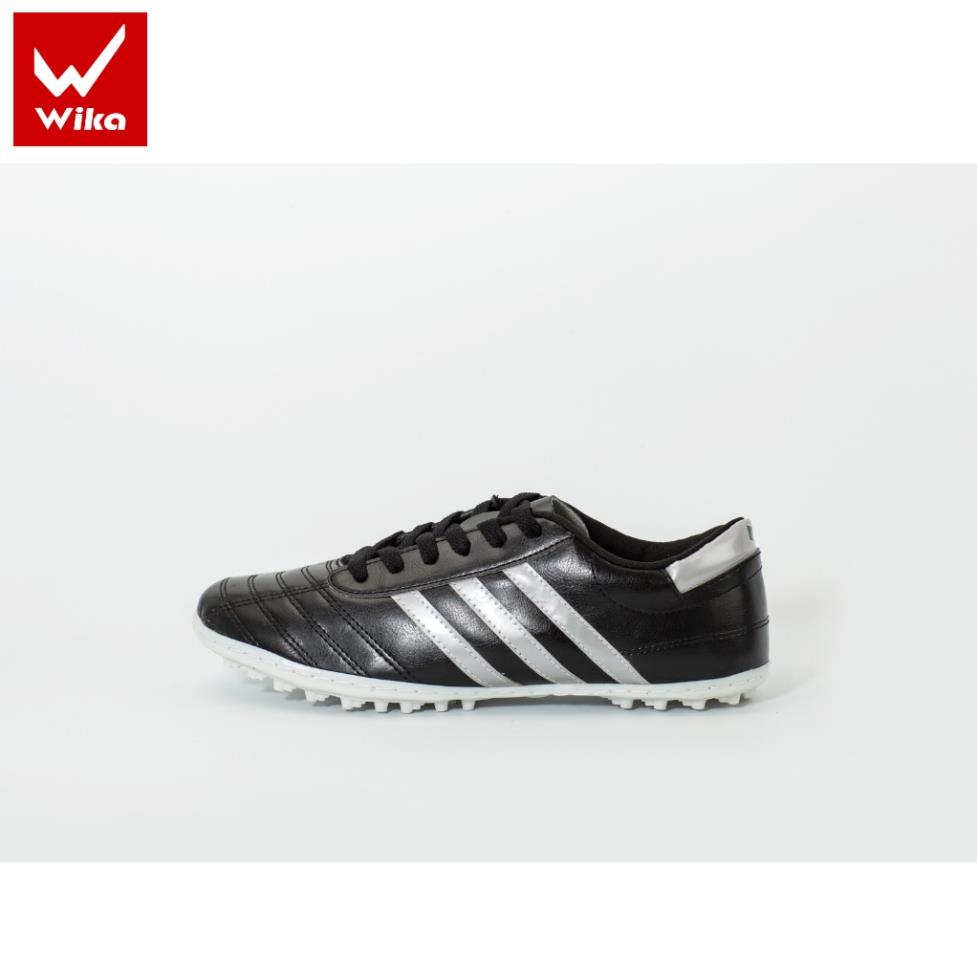 Giày Bóng Đá Cho Bé WIKA Thiết Kế 3 Sọc, Chất Da PU Chống Thấm, Phù Hợp Mặt Cỏ Nhân Tạo, Khâu Full Đế 2017 PU-2 KID