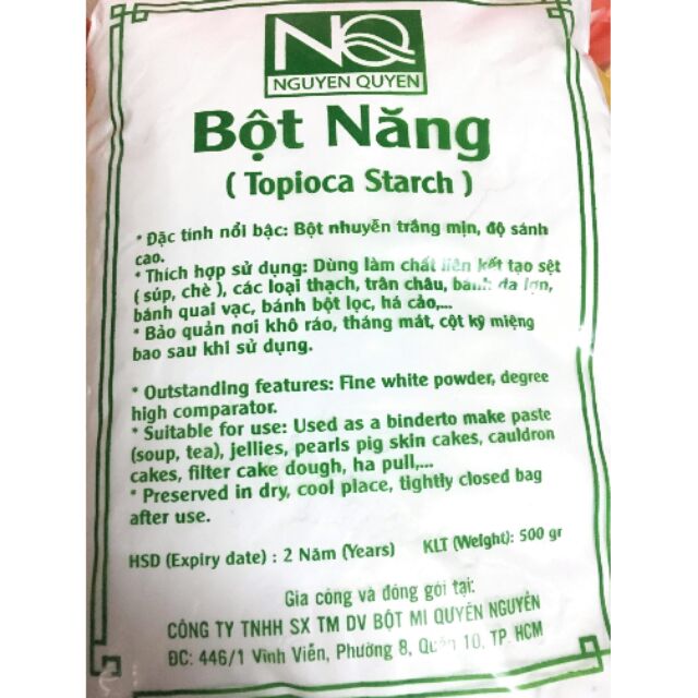 Bột năng NQ gói 500g