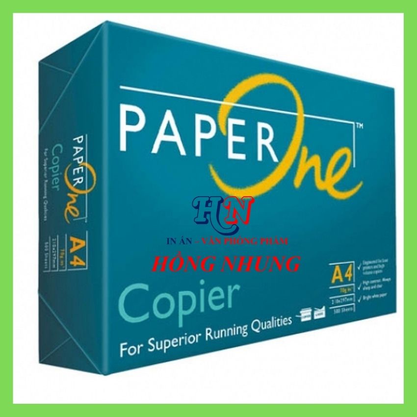 [ Hàng Chính H[ Hàng Chính Hãng] Giấy In A4, Giấy In A5 Paper One Định Lượng 70 Gsm, Chất Lượng Tốt, Hàng Giấy Thùngng]