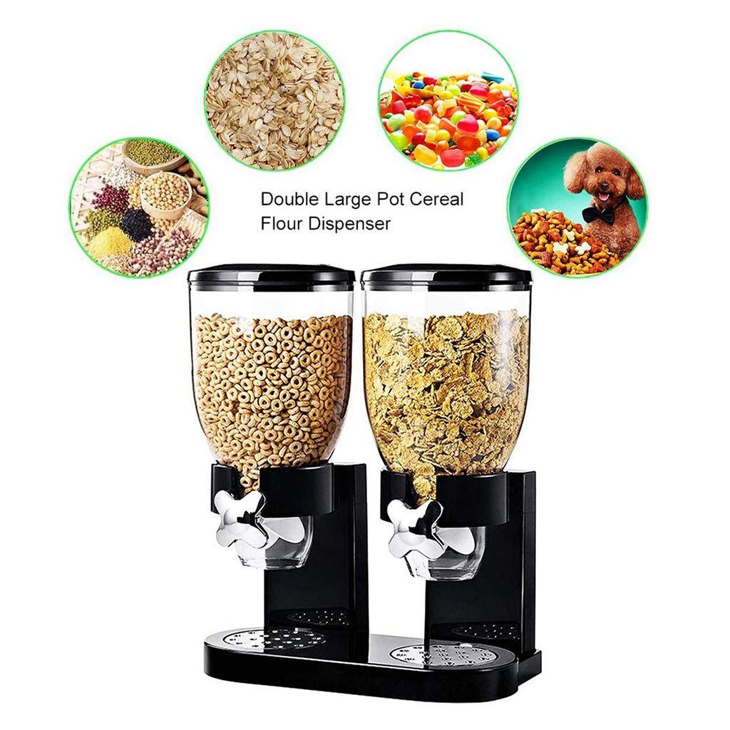 Hộp Đựng Thức Ăn Khô / Hạt / Ngũ Cốc Cỡ Lớn Có Nắp Đậy Tiện Dụng
