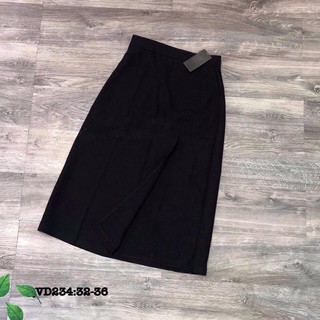 Chân váy dài 75cm xẻ đùi Bigsize