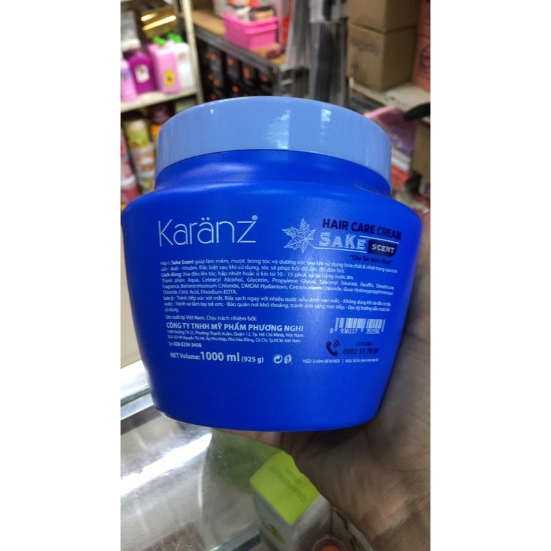 Ủ tóc sake karanz 1000ml