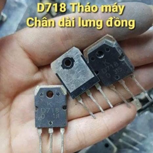 Sò D718 tháo máy chân dài lưng đồng