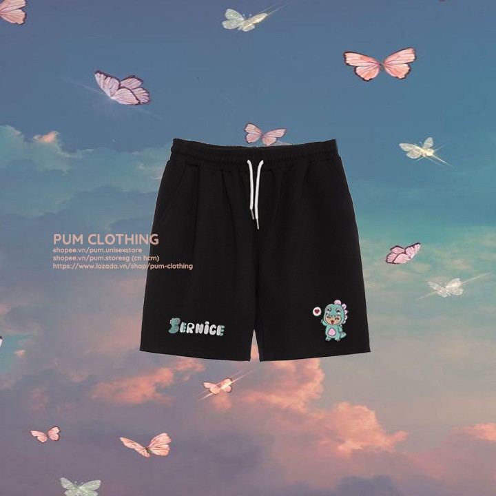 Quần short thun Khủng Long unisex pumunisexstore