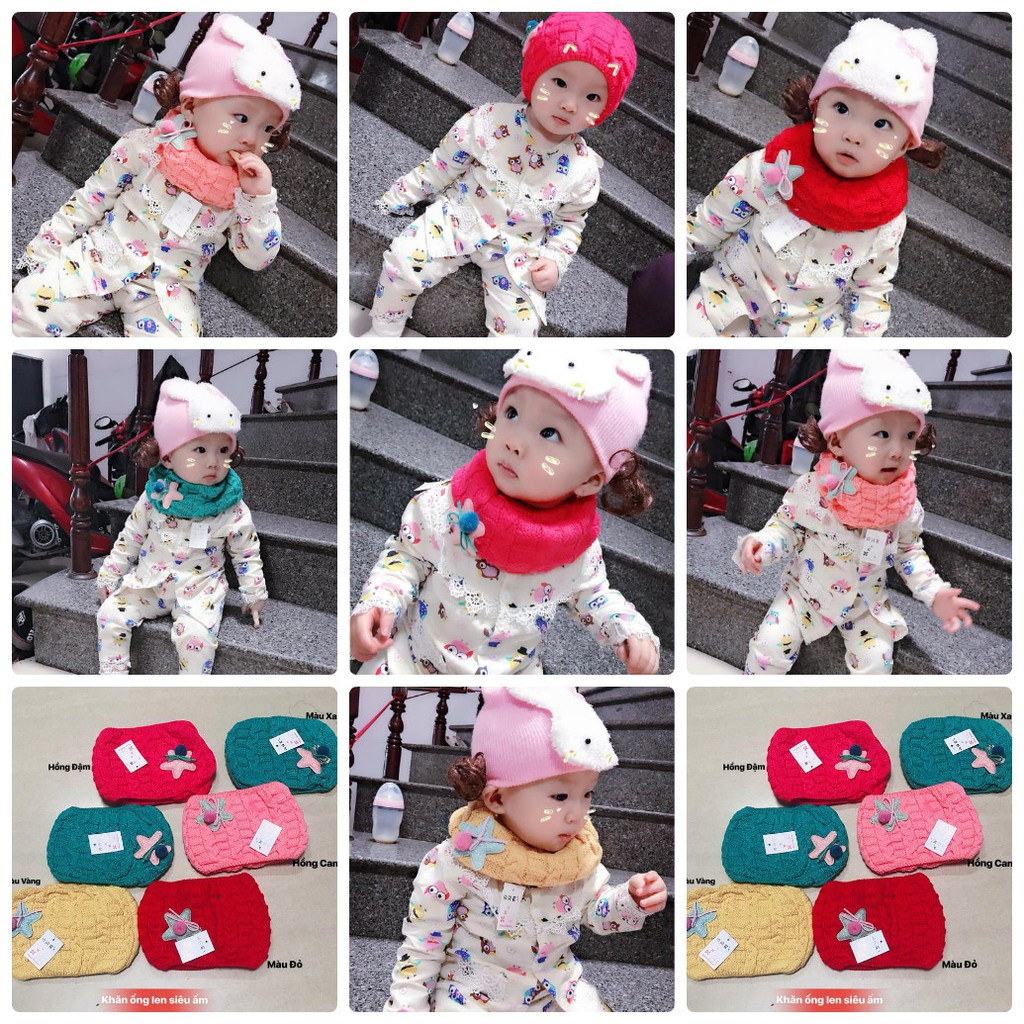 Khăn ống len siêu ấm