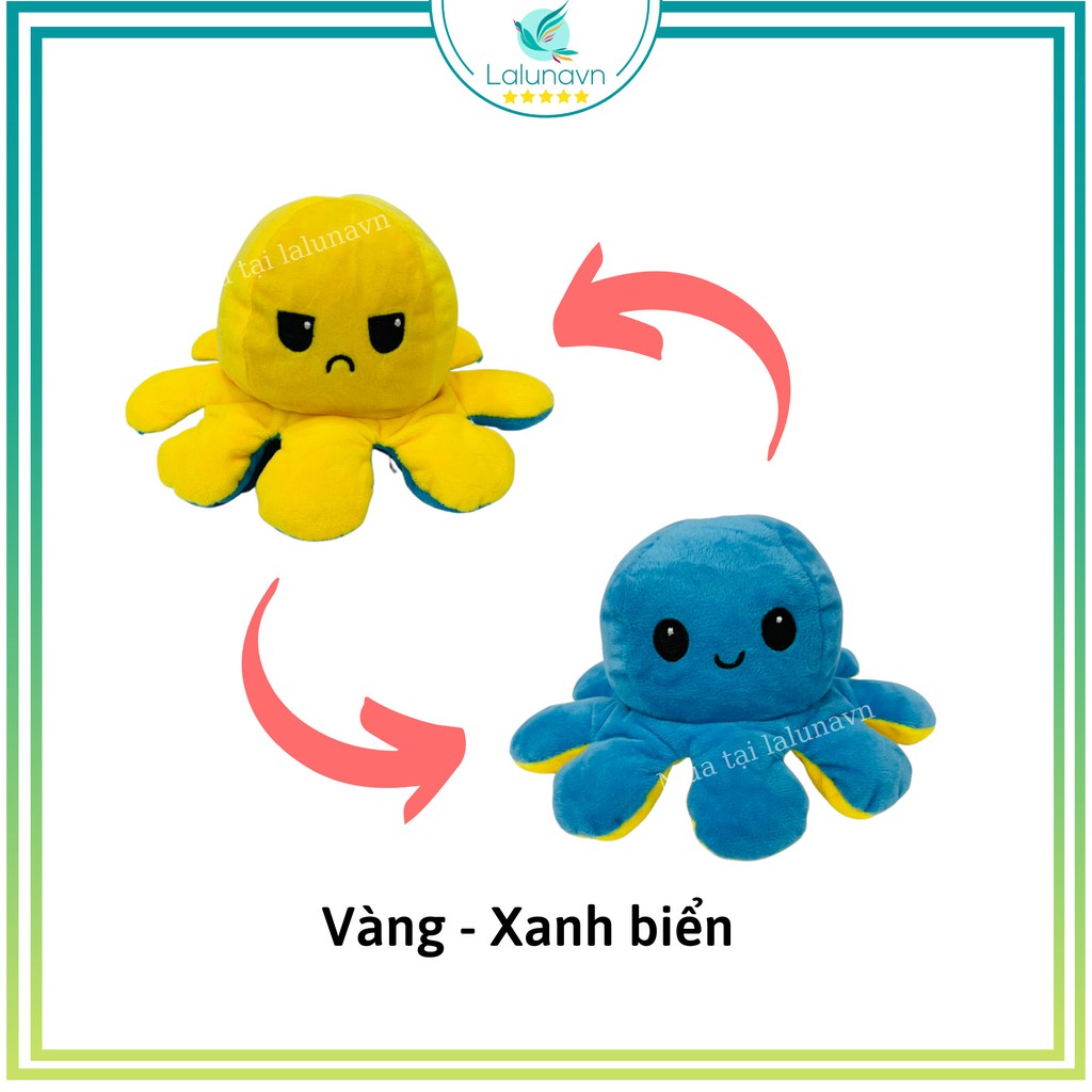 Lalunavn Bạch tuộc cảm xúc bông Cao Cấp vải đẹp , bông nhiều , may kỹ