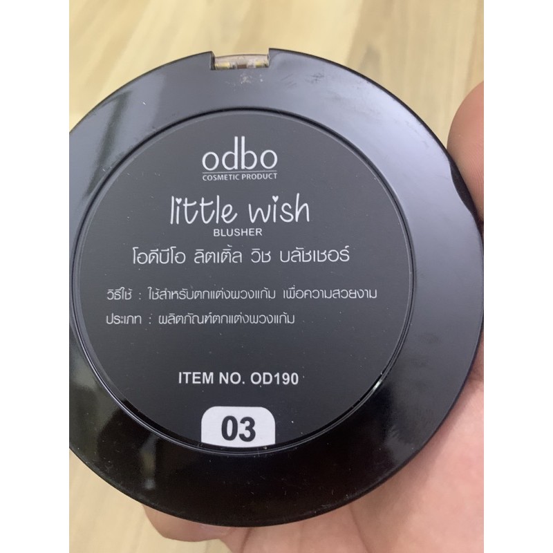 PHẤN MÁ ODBO LITTE WISH BLUSHER OD190 CHÍNH HÃNG