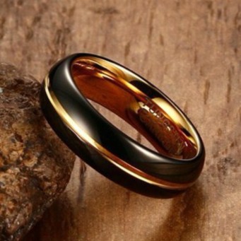 Nhẫn Tungsten Carbide Đen mãi mãi ko trầy