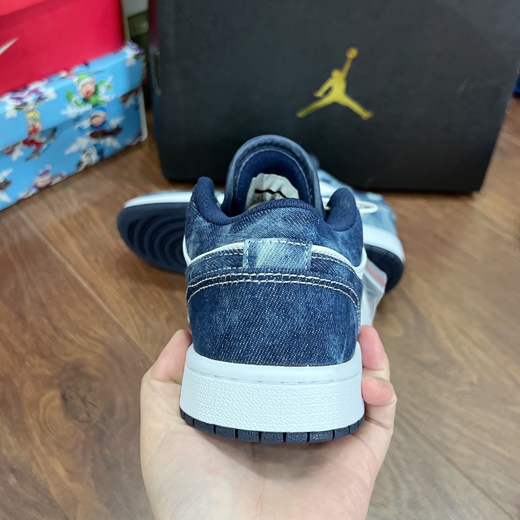 Giầy Jordan 1 bò loang thấp cổ cao cấp fulllbox