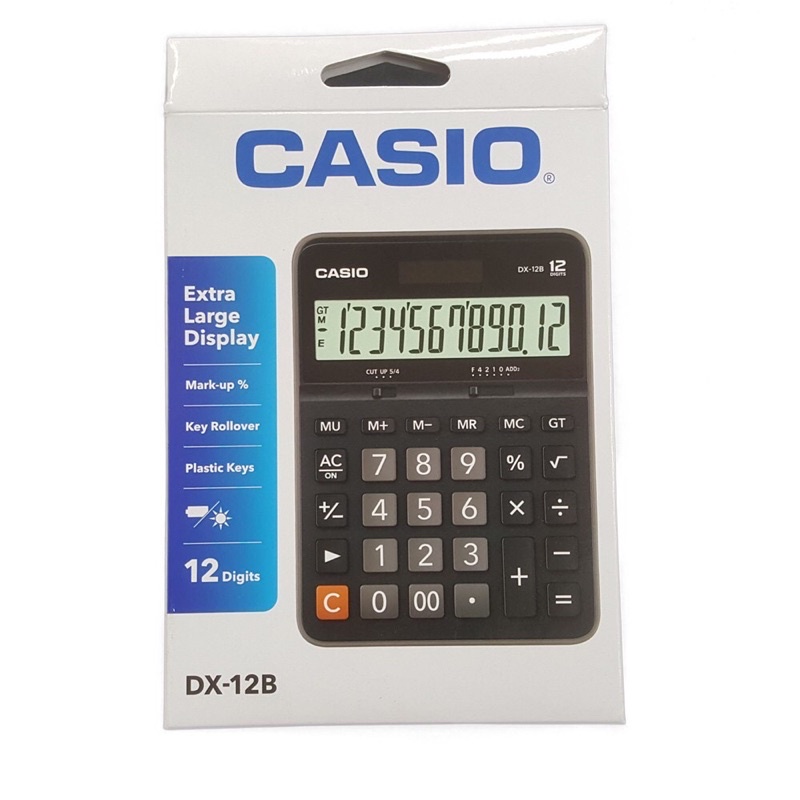 Máy tính Casio DX-12B chính hãng, máy tính để bàn DX12B bảo hành điện tử 7 năm casio dx12b