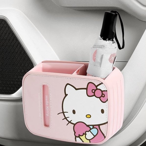 Hộp Đựng Khăn Giấy Đa Năng Hình Hello Kitty