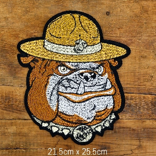 Sticker/Patch vải mẫu lớn Bull Spike dùng ủi/là trang trí cho quần áo Jeans, mũ nón, phụ kiện, túi xách, balo ...v