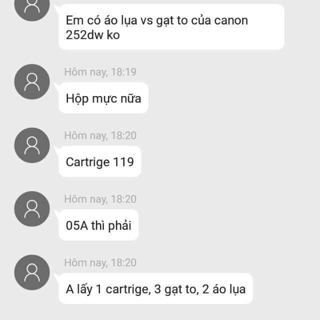 Combo 1 hm 252dw +3 gạt to+2 ống lụa tốt cho thợ giá rẻ