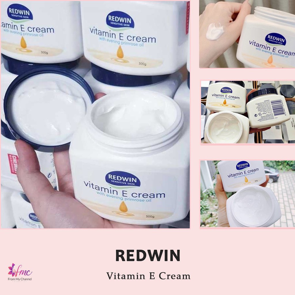 Dưỡng thể Redwin Vitamin E Cream With Evening Primrose Oil 300 gam